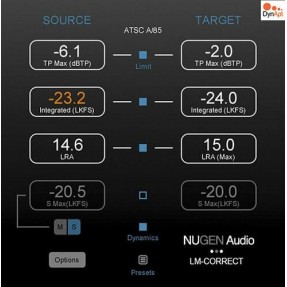 NUGEN Audio LM-Cor with DynApt (Expansion) - Wtyczka VST - rozszerzenie (do pobrania)