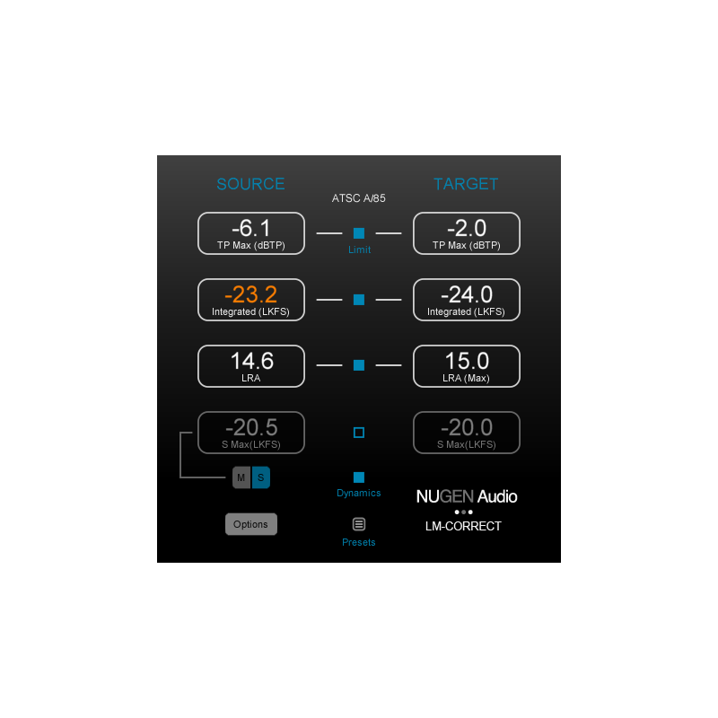 NUGEN Audio LM-Correct UPG - Wtyczka VST - upgrade (do pobrania) NUGEN Audio LM-Correct UPG - Wtyczka VST - upgrade (do pobrania)