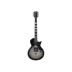 LTD EC-01FT QM Charcoal Burst Satin Teardrop - Gitara elektryczna