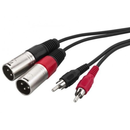 Monacor MCA-127P - Kabel połączeniowy audio 1m