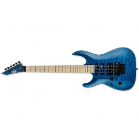 LTD MH-203QM STB LH See Thru Blue - Gitara elektryczna