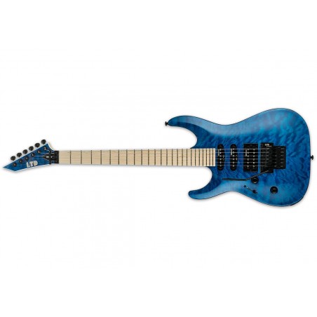 LTD MH-203QM STB LH See Thru Blue - Gitara elektryczna