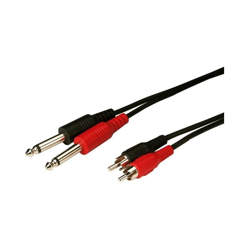 Monacor MCA-154 - Kabel audio 2xRCA - 2xJack