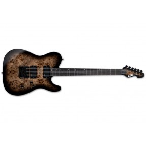 LTD TE-1000 Evertune Burl Poplar Charcoal Burst - Gitara elektryczna