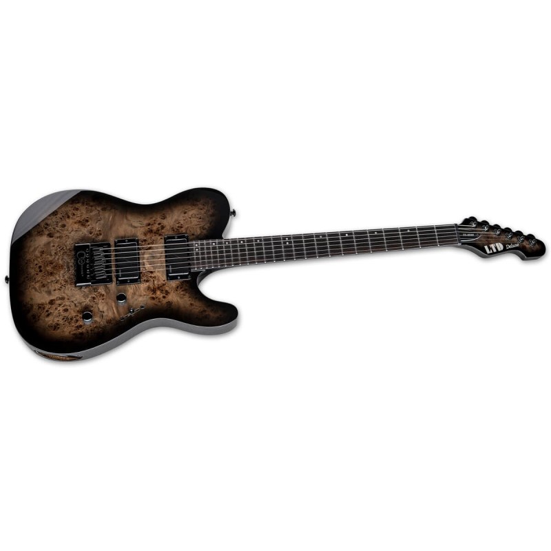 LTD TE-1000 Evertune Burl Poplar Charcoal Burst - Gitara elektryczna LTD TE-1000 Evertune Burl Poplar Charcoal Burst - Gitara elektryczna