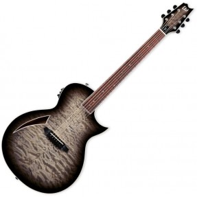 LTD TL-6 QM Charcoal Burst - Gitara elektryczna