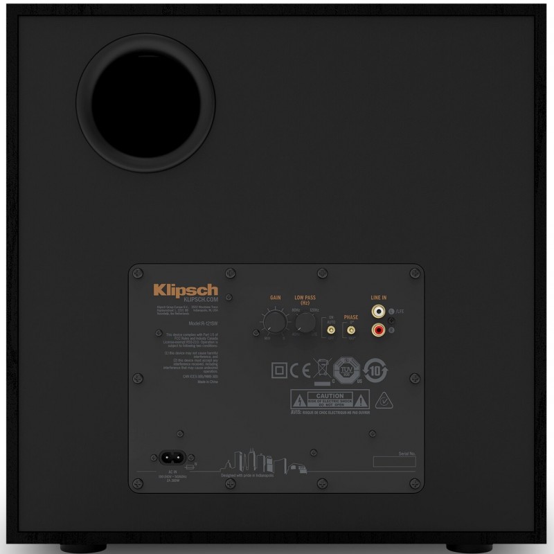 KLIPSCH R-121SW Subwoofer aktywny Czarny - 4 - Niskotonowe aktywne - Subwoofer aktywny wyposażony we wbudowany wzmacniacz cyfrow KLIPSCH R-121SW Subwoofer aktywny Czarny - 4 - Niskotonowe aktywne - Subwoofer aktywny wyposażony we wbudowany wzmacniacz cyfrow