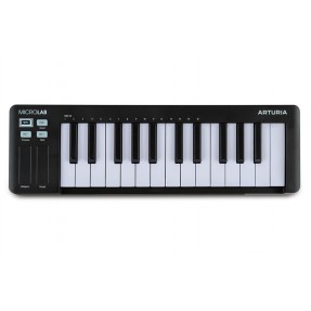 Arturia MicroLab mk3 Black ultrakompaktowy kontroler MIDI - 1 - Klawiatury sterujące - MicroLab mk3 Black to ultra-kompaktowy ko