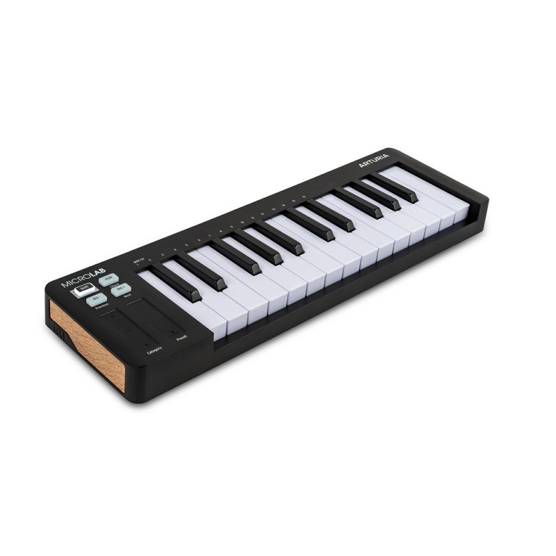 Arturia MicroLab mk3 Black ultrakompaktowy kontroler MIDI - 2 - Klawiatury sterujące - MicroLab mk3 Black to ultra-kompaktowy ko Arturia MicroLab mk3 Black ultrakompaktowy kontroler MIDI - 2 - Klawiatury sterujące - MicroLab mk3 Black to ultra-kompaktowy ko