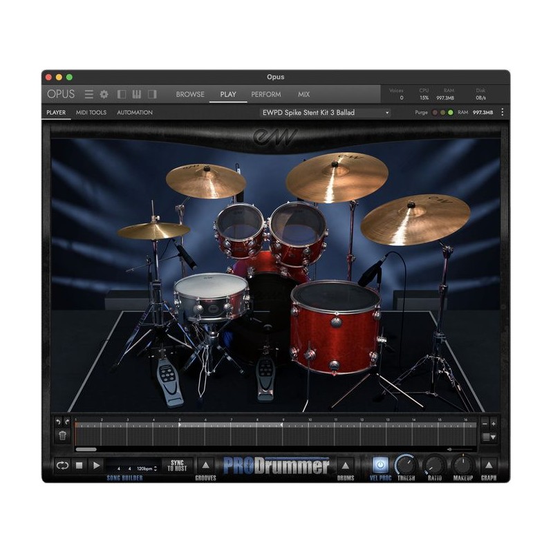 EastWest Sounds PRODrummer 1 - Wirtualne studio produkcji bębnów (do pobrania) EastWest Sounds PRODrummer 1 - Wirtualne studio produkcji bębnów (do pobrania)