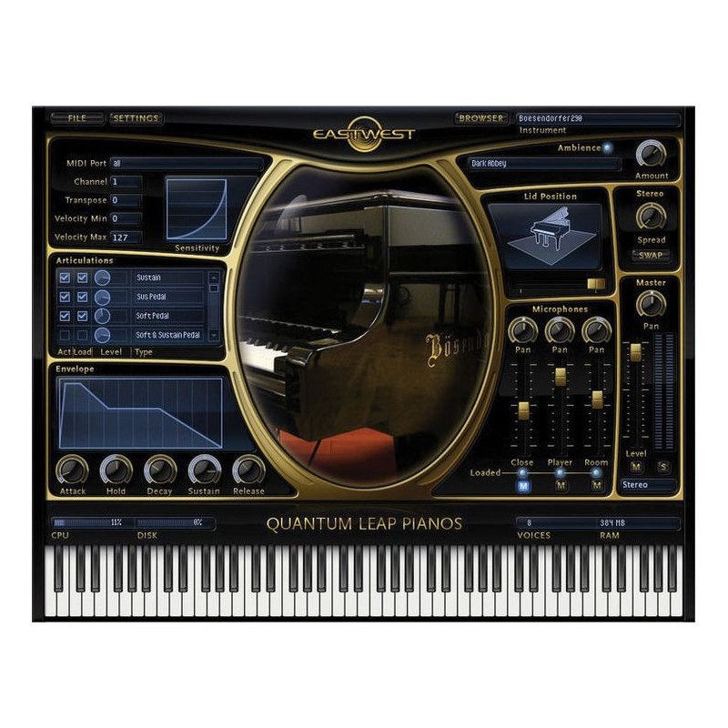 EastWest Sounds Bösendorfer 290 Platinum - Wirtualny fortepian koncertowy (do pobrania) EastWest Sounds Bösendorfer 290 Platinum - Wirtualny fortepian koncertowy (do pobrania)