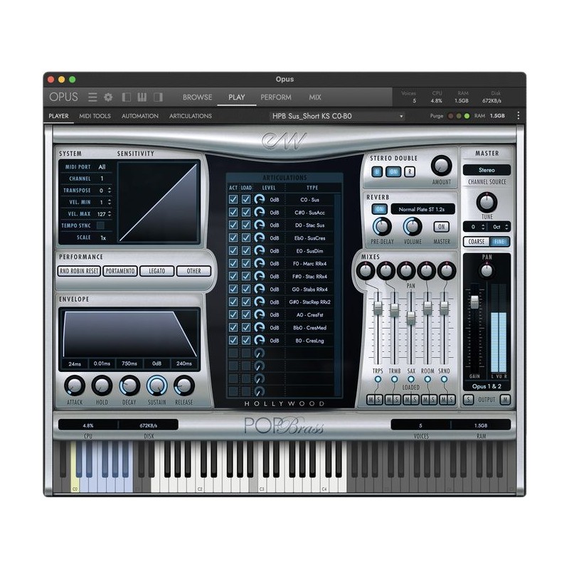 EastWest Sounds Hollywood Pop Brass - Wirtualny instrument dęty blaszany (do pobrania) EastWest Sounds Hollywood Pop Brass - Wirtualny instrument dęty blaszany (do pobrania)