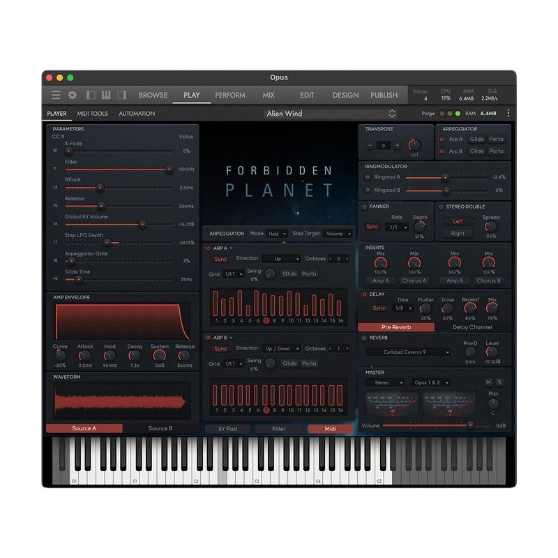 EastWest Sounds Forbidden Planet - Wirtualny syntezator (do pobrania) EastWest Sounds Forbidden Planet - Wirtualny syntezator (do pobrania)