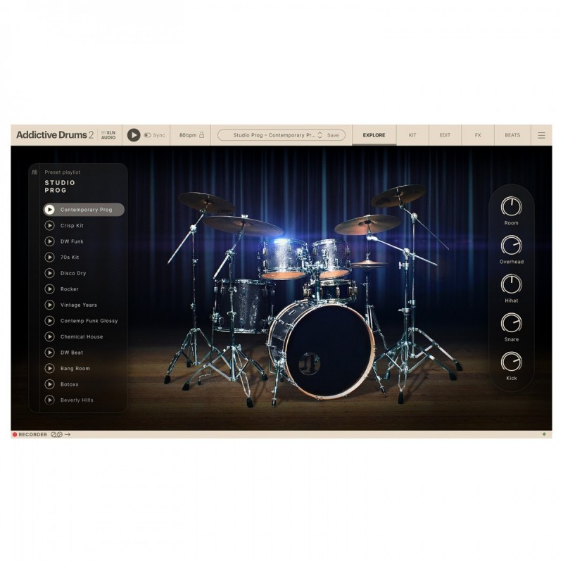 XLN Audio Addictive Drums 2: Studio Prog ADpak - Rozszerzenie do wtyczki (do pobrania) XLN Audio Addictive Drums 2: Studio Prog ADpak - Rozszerzenie do wtyczki (do pobrania)