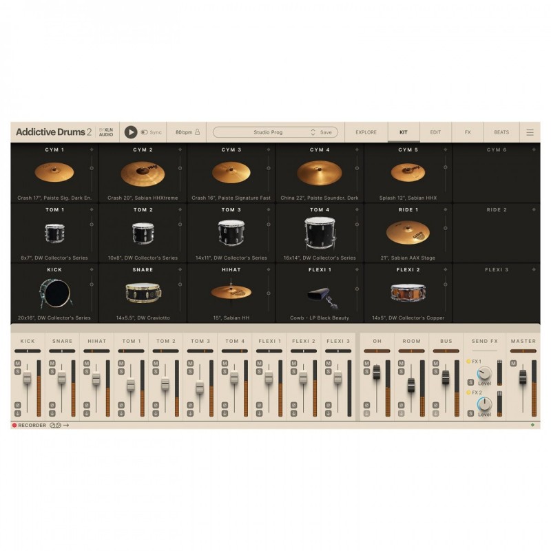 XLN Audio Addictive Drums 2: Studio Prog ADpak - Rozszerzenie do wtyczki (do pobrania) XLN Audio Addictive Drums 2: Studio Prog ADpak - Rozszerzenie do wtyczki (do pobrania)