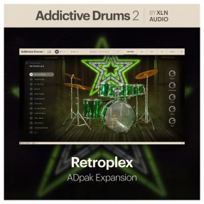 XLN Audio Addictive Drums 2: Retroplex ADpak - Rozszerzenie do wtyczki (do pobrania)