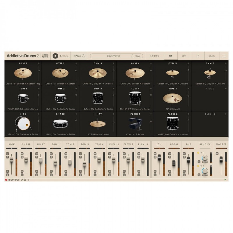 XLN Audio Addictive Drums 2: Black Velvet ADpak - Rozszerzenie do wtyczki (do pobrania) XLN Audio Addictive Drums 2: Black Velvet ADpak - Rozszerzenie do wtyczki (do pobrania)