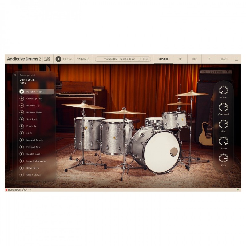 XLN Audio Addictive Drums 2: Vintage Dry ADpak - Rozszerzenie do wtyczki (do pobrania) XLN Audio Addictive Drums 2: Vintage Dry ADpak - Rozszerzenie do wtyczki (do pobrania)
