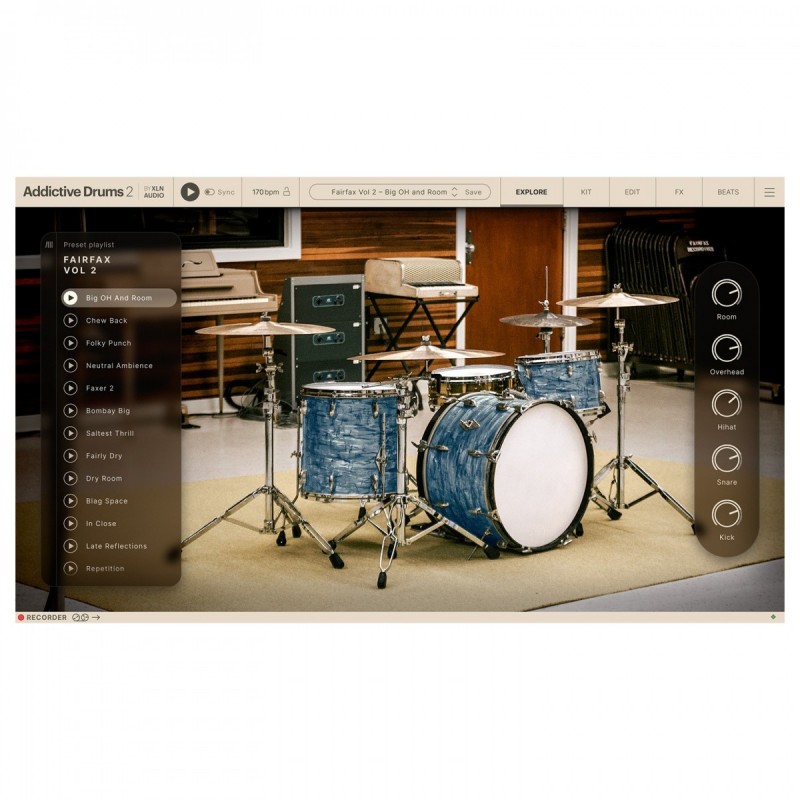 XLN Audio Addictive Drums 2: Fairfax Vol. 2 ADpak - Rozszerzenie do wtyczki (do pobrania) XLN Audio Addictive Drums 2: Fairfax Vol. 2 ADpak - Rozszerzenie do wtyczki (do pobrania)
