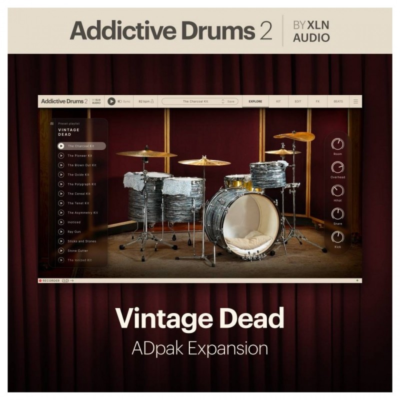 XLN Audio Addictive Drums 2: Vintage Dead - Wtyczka efektowa (do pobrania) XLN Audio Addictive Drums 2: Vintage Dead - Wtyczka efektowa (do pobrania)