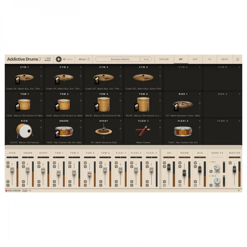 XLN Audio Addictive Drums 2: Boutique Mallets - Wtyczka perkusyjna (do pobrania) XLN Audio Addictive Drums 2: Boutique Mallets - Wtyczka perkusyjna (do pobrania)