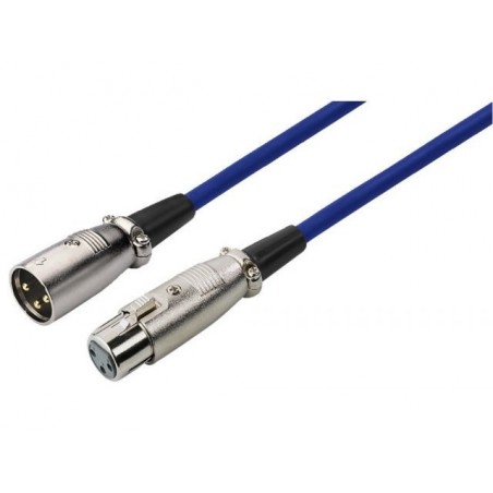 Monacor MEC-50slsBL - Kabel XLR niebieski 0,7m