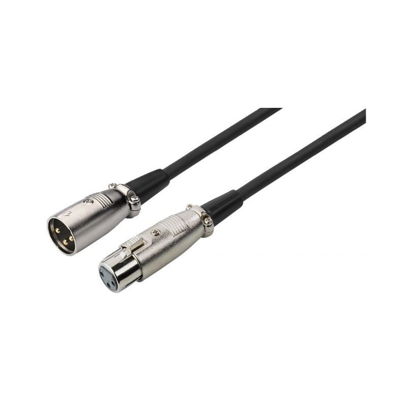 Monacor MEC-50slsSW - Kabel XLR 0,7m