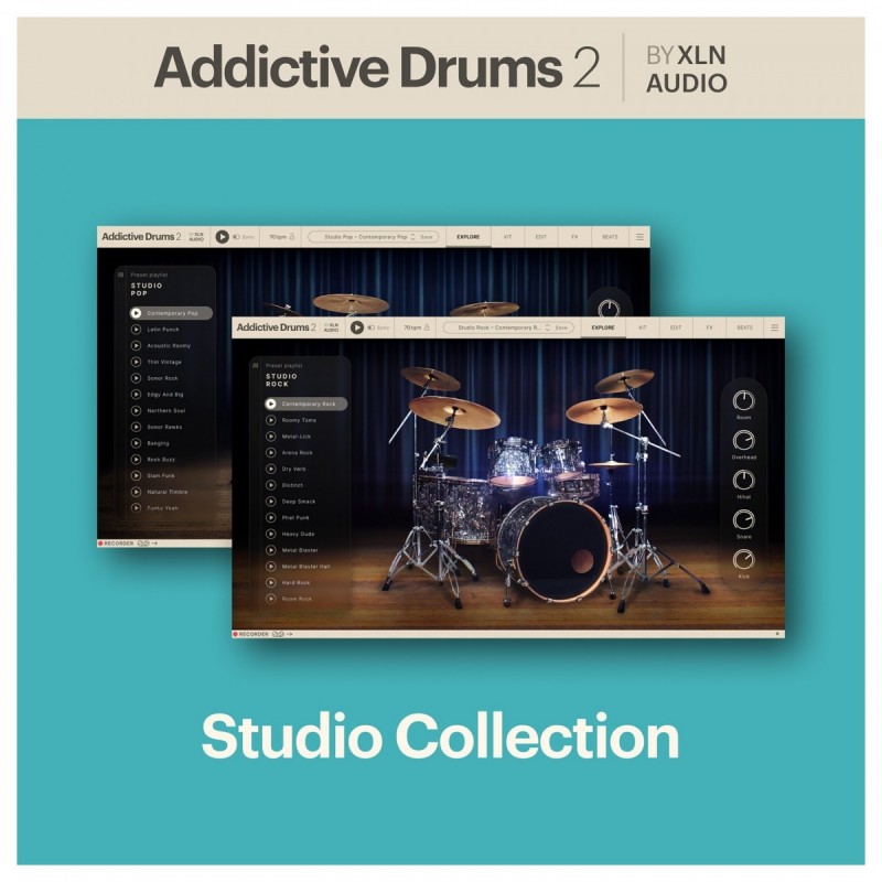 XLN Audio Addictive Drums 2: Studio Collection - Zestaw wtyczek VST (do pobrania) XLN Audio Addictive Drums 2: Studio Collection - Zestaw wtyczek VST (do pobrania)