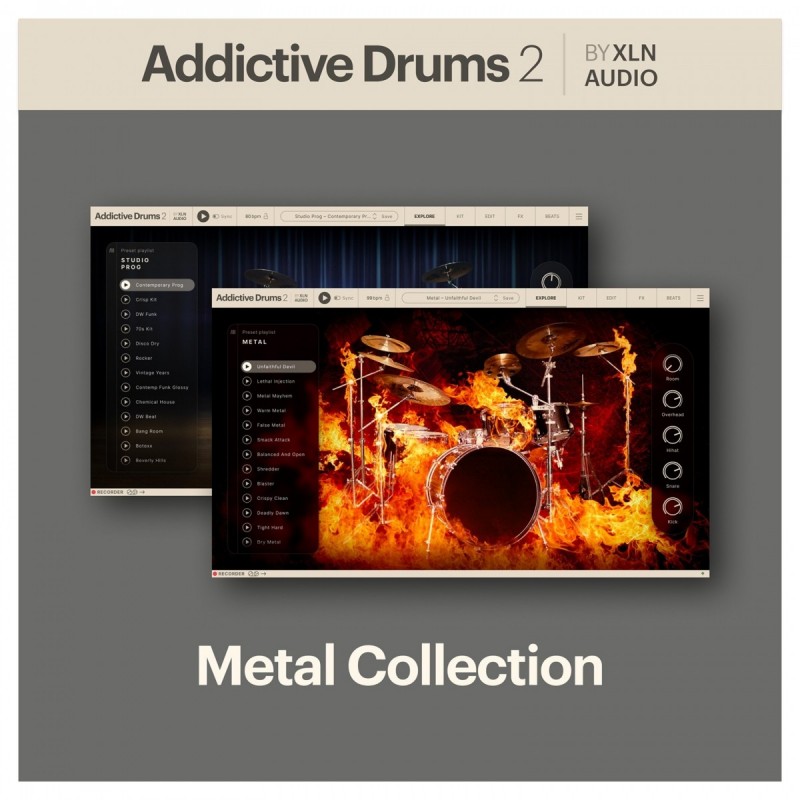 XLN Audio Addictive Drums 2: Metal Collection - Zestaw wtyczek VST (do pobrania) XLN Audio Addictive Drums 2: Metal Collection - Zestaw wtyczek VST (do pobrania)