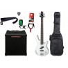 Gitara basowa Ibanez GSR200-PW + Wzmacniacz 20W + Kabel + Pokrowiec Gitara basowa Ibanez GSR200-PW + Wzmacniacz 20W + Kabel + Pokrowiec