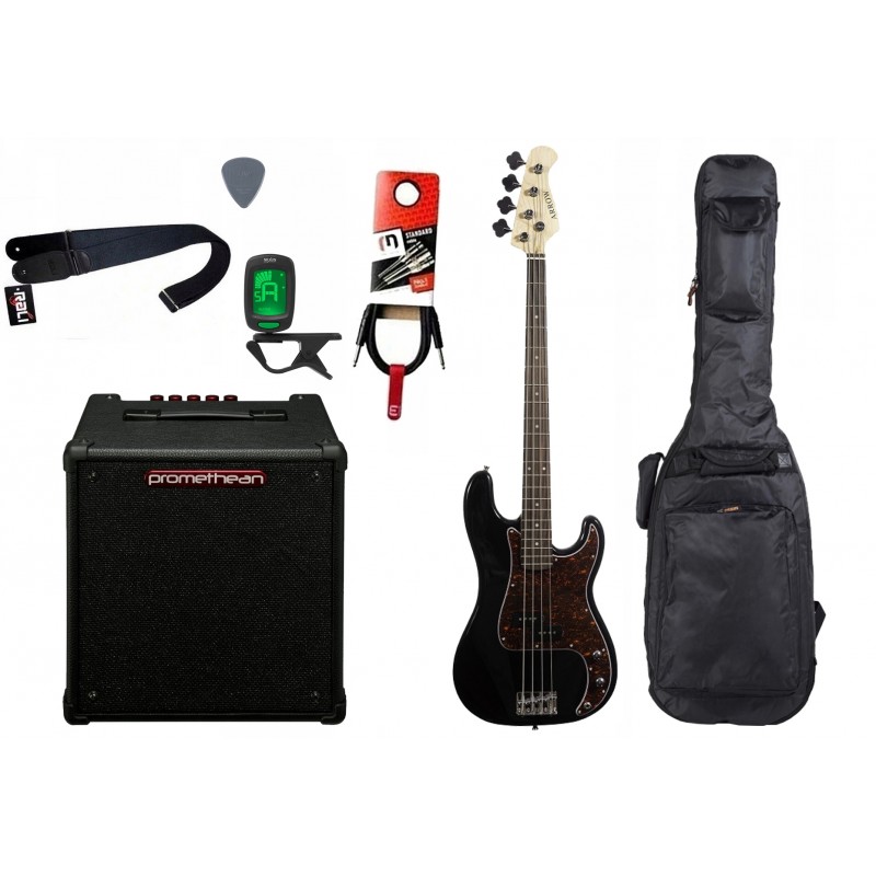 Gitara basowa Arrow Session 4 NB + Wzmacniacz 20W + Kabel + Pokrowiec Gitara basowa Arrow Session 4 NB + Wzmacniacz 20W + Kabel + Pokrowiec