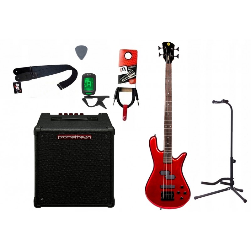 Gitara basowa Spector Performer 4M + Wzmacniacz 20W + Kabel + Tuner + Statyw Gitara basowa Spector Performer 4M + Wzmacniacz 20W + Kabel + Tuner + Statyw