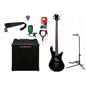 Gitara basowa Spector Performer 4B + Wzmacniacz 20W + Kabel + Tuner + Statyw