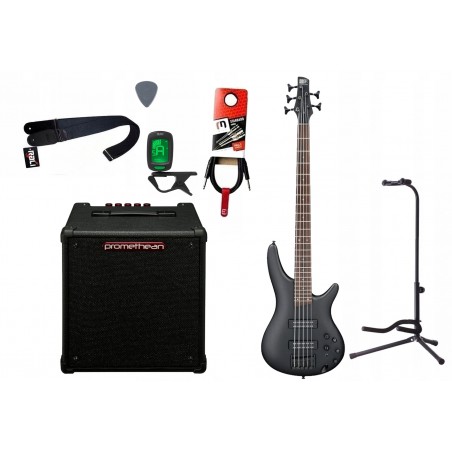 Gitara basowa Ibanez SR305EB-WK + Wzmacniacz 20W + Kabel + Tuner + Statyw