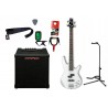 Gitara basowa Ibanez GSR200-PW + Wzmacniacz 20W + Kabel + Tuner + Statyw Gitara basowa Ibanez GSR200-PW + Wzmacniacz 20W + Kabel + Tuner + Statyw