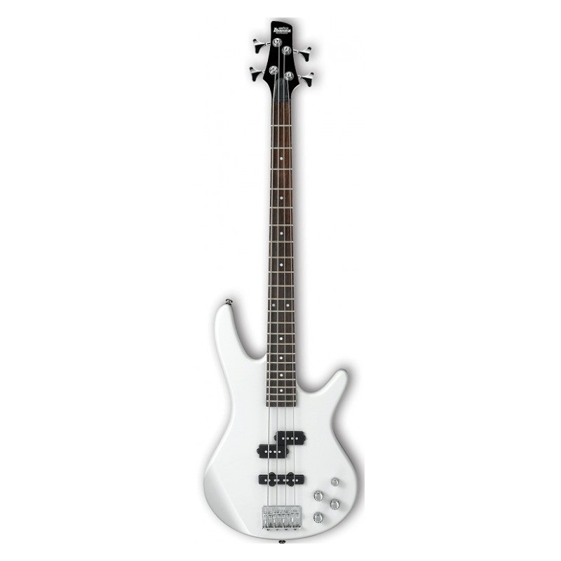 Gitara basowa Ibanez GSR200-PW + Wzmacniacz 20W + Kabel + Tuner + Statyw Gitara basowa Ibanez GSR200-PW + Wzmacniacz 20W + Kabel + Tuner + Statyw