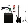 Gitara basowa Ibanez GSR180-BK + Wzmacniacz 20W + Kabel + Tuner + Statyw Gitara basowa Ibanez GSR180-BK + Wzmacniacz 20W + Kabel + Tuner + Statyw