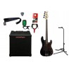 Gitara basowa Arrow Session 4 NB + Wzmacniacz 20W + Kabel + Tuner + Statyw Gitara basowa Arrow Session 4 NB + Wzmacniacz 20W + Kabel + Tuner + Statyw