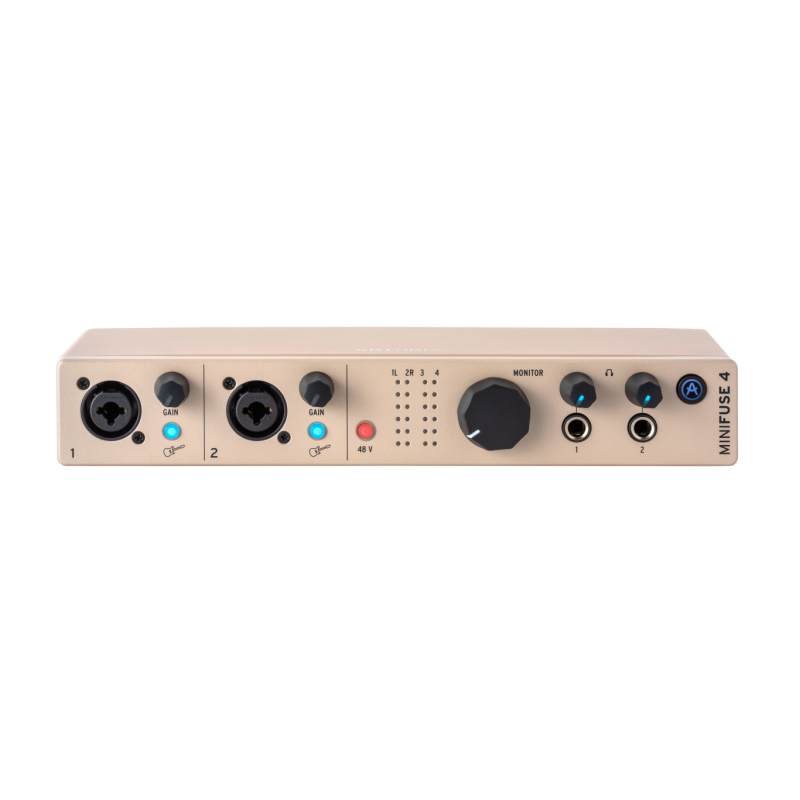Arturia MiniFuse 4 Champagne - Interfejs Audio / Bezpłatne wsparcie techniczne - 1 - Interfejsy audio - Interfejs audio Arturia Arturia MiniFuse 4 Champagne - Interfejs Audio / Bezpłatne wsparcie techniczne - 1 - Interfejsy audio - Interfejs audio Arturia