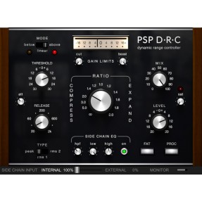 PSP Audioware DRC Wtyczka VST - 1 - Efekty (wtyczki VST, VSTi, TDM, RTAS itp.)) - PSP DRC to nowa, potężna wtyczka VST  procesor