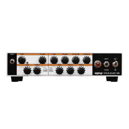 Orange Tour Baby 100 wzmacniacz gitarowy, głowa gitarowa 100W - 1 - Głowy gitarowe - Głowa gitarowa Tour Baby to potężny, ale pr