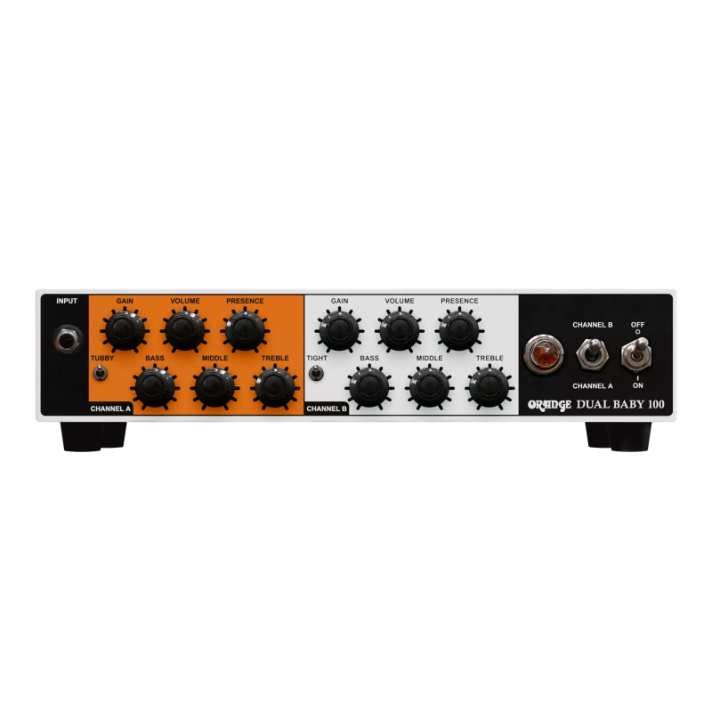Orange Dual Baby 100 wzmacniacz gitarowy, głowa gitarowa 100W - 1 - Głowy gitarowe - Głowa gitarowa Orange Dual Baby to behemot Orange Dual Baby 100 wzmacniacz gitarowy, głowa gitarowa 100W - 1 - Głowy gitarowe - Głowa gitarowa Orange Dual Baby to behemot