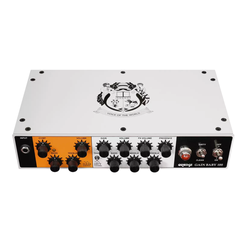 Orange Gain Baby 100 wzmacniacz gitarowy, głowa gitarowa 100W - 6 - Głowy gitarowe - Kompaktowy i lekki wzmacniacz Gain Baby zap Orange Gain Baby 100 wzmacniacz gitarowy, głowa gitarowa 100W - 6 - Głowy gitarowe - Kompaktowy i lekki wzmacniacz Gain Baby zap