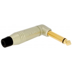 Amphenol ACPM-RN-AU - wtyk jack kątowy 1/4' mono - 1 - Złącza, wtyki, przejściówki - Wtyk jack kątowy 1/4' mono pozłacany (GOLD)
