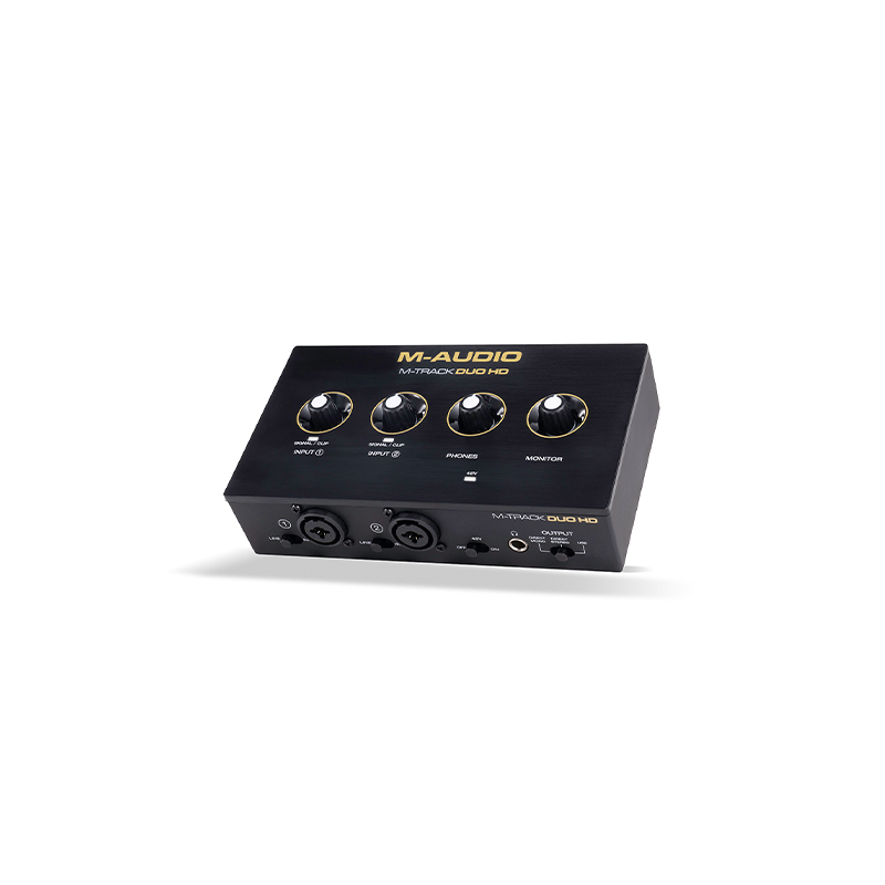 M-AUDIO M-Track DUO HD PACK - Zestaw studyjny - 3 - Zestawy studyjne - Zestaw studyjny: interfejs 2×2 USB-C 24-bit/192kHz, 2× co M-AUDIO M-Track DUO HD PACK - Zestaw studyjny - 3 - Zestawy studyjne - Zestaw studyjny: interfejs 2×2 USB-C 24-bit/192kHz, 2× co
