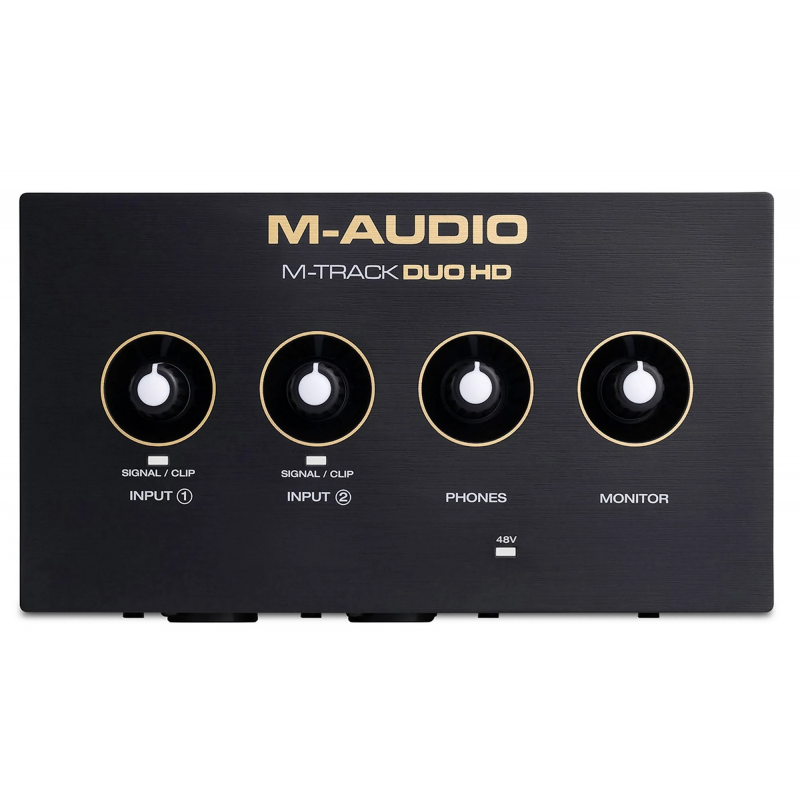 M-AUDIO M-Track DUO HD PACK - Zestaw studyjny - 4 - Zestawy studyjne - Zestaw studyjny: interfejs 2×2 USB-C 24-bit/192kHz, 2× co M-AUDIO M-Track DUO HD PACK - Zestaw studyjny - 4 - Zestawy studyjne - Zestaw studyjny: interfejs 2×2 USB-C 24-bit/192kHz, 2× co