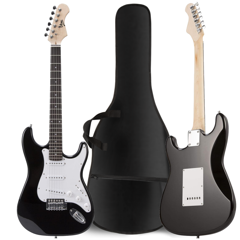 V-TONE EGA 39 BK gitara elektryczna 4/4 SSS wzmacniacz pokrowiec zestaw - 9 - Elektryczne ze wzmacniaczem - V-TONE EGA 39 BK git V-TONE EGA 39 BK gitara elektryczna 4/4 SSS wzmacniacz pokrowiec zestaw - 9 - Elektryczne ze wzmacniaczem - V-TONE EGA 39 BK git
