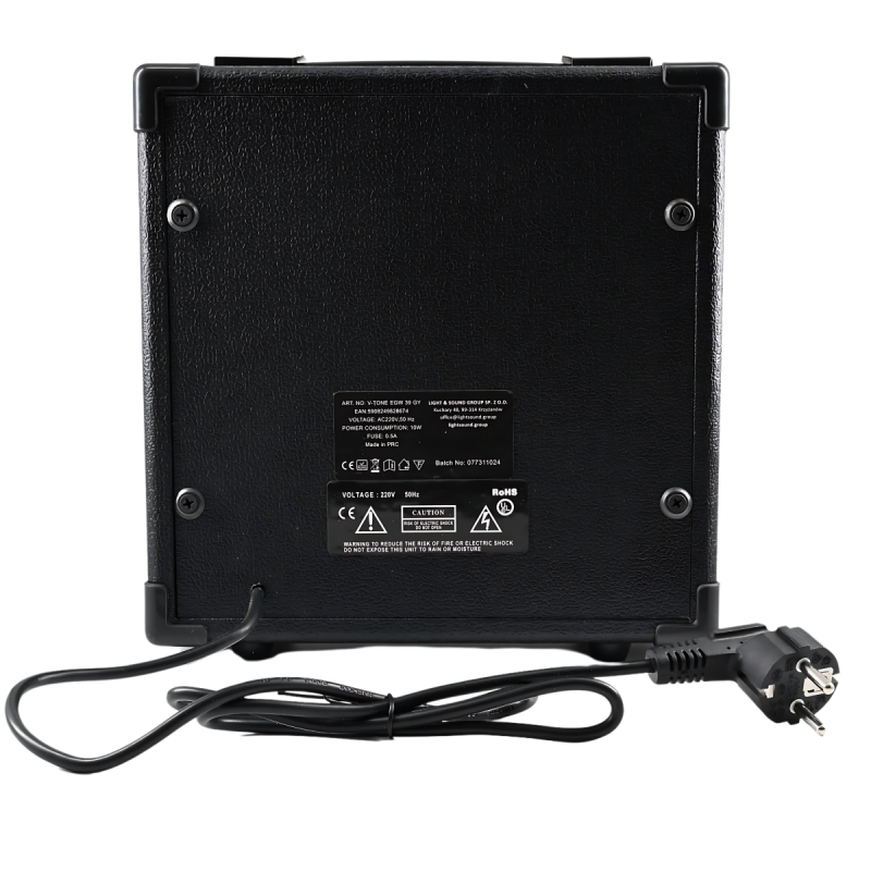 V-TONE EGW 39 GY gitara elektryczna 4/4 HH wzmacniacz pokrowiec zestaw - 8 - Elektryczne ze wzmacniaczem - V-TONE EGW 39 GY gita
