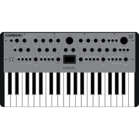 Modal Carbon8 syntezator cyfrowy - 1 - Syntezatory - Eksperymentalny syntezator cyfrowy, 37 klawiszy, 8-głosów, 2 oscylatory[każ