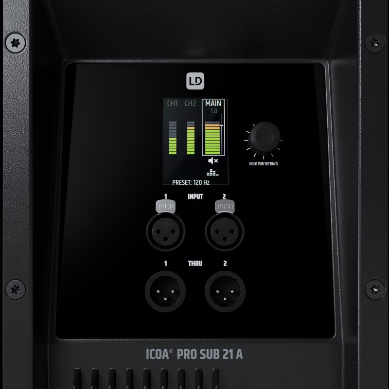 LD Systems ICOA PRO SUB 21 A - Subwoofer PA 21" o wysokiej wydajności z bass refleksem LD Systems ICOA PRO SUB 21 A - Subwoofer PA 21" o wysokiej wydajności z bass refleksem
